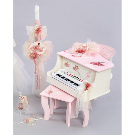 ΠΑΚΕΤΟ ΒΑΠΤΙΣΗΣ ΓΙΑ ΚΟΡΙΤΣΑΚΙ ΠΙΑΝΟ ΜΠΑΛΑΡΙΝΑ ΜΕ ΡΟΥΧΟ Guy Laroche ΠΚ-136