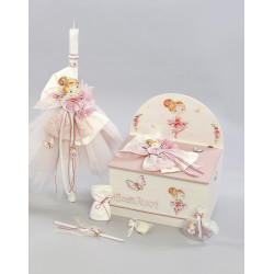 ΠΑΚΕΤΟ ΒΑΠΤΙΣΗΣ ΓΙΑ ΚΟΡΙΤΣΑΚΙ ΜΠΑΛΑΡΙΝΑ ΜΕ ΡΟΥΧΟ Guy Laroche ΠΚ-172