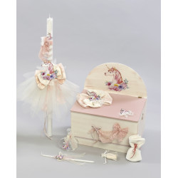 ΠΑΚΕΤΟ ΒΑΠΤΙΣΗΣ ΓΙΑ ΚΟΡΙΤΣΑΚΙ ΜΟΝΟΚΕΡΩΣ ΜΕ ΡΟΥΧΟ Guy Laroche ΠΚ-216