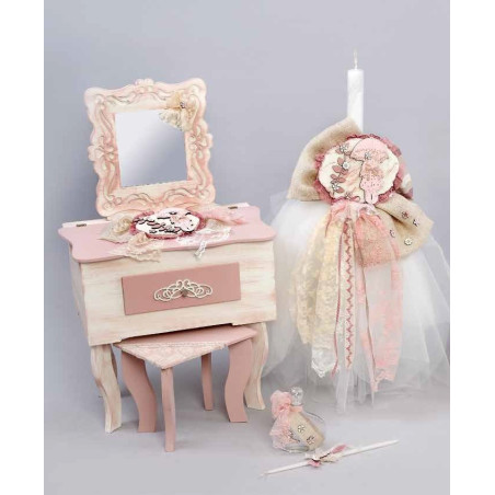 ΠΑΚΕΤΟ ΒΑΠΤΙΣΗΣ ΓΙΑ ΚΟΡΙΤΣΑΚΙ ΣΑΡΑ ΚΕΙ ΜΕ ΡΟΥΧΟ Guy Laroche ΠΚ-218