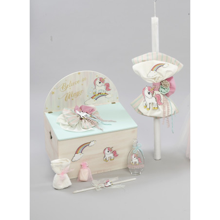 ΠΑΚΕΤΟ ΒΑΠΤΙΣΗΣ ΓΙΑ ΚΟΡΙΤΣΑΚΙ ΜΙΚΡΟ ΠΟΝΙ ΜΕ ΡΟΥΧΟ Guy Laroche ΠΚ-266