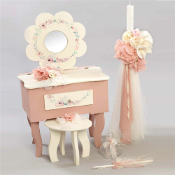 ΠΑΚΕΤΟ ΒΑΠΤΙΣΗΣ ΓΙΑ ΚΟΡΙΤΣΑΚΙ ΛΟΥΛΟΥΔΑΚΙΑ ΜΕ ΡΟΥΧΟ Guy Laroche ΠΚ-268