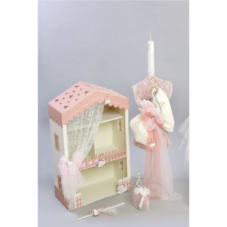 ΠΑΚΕΤΟ ΒΑΠΤΙΣΗΣ ΓΙΑ ΚΟΡΙΤΣΑΚΙ ΚΥΚΝΟΣ ΣΠΙΤΑΚΙ ΜΕ ΡΟΥΧΟ Guy Laroche ΠΚ-303