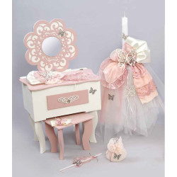 ΠΑΚΕΤΟ ΒΑΠΤΙΣΗΣ ΓΙΑ ΚΟΡΙΤΣΑΚΙ ΠΕΤΑΛΟΥΔΑ ΜΕ ΡΟΥΧΟ Guy Laroche ΠΚ-304