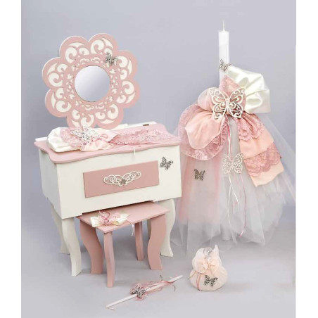 ΠΑΚΕΤΟ ΒΑΠΤΙΣΗΣ ΓΙΑ ΚΟΡΙΤΣΑΚΙ ΠΕΤΑΛΟΥΔΑ ΜΕ ΡΟΥΧΟ Guy Laroche ΠΚ-304