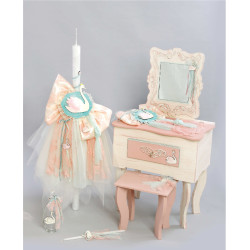 ΠΑΚΕΤΟ ΒΑΠΤΙΣΗΣ ΓΙΑ ΚΟΡΙΤΣΑΚΙ ΚΥΚΝΟΣ ΜΕ ΡΟΥΧΟ MAKIS TSELIOS ΠΚ-305