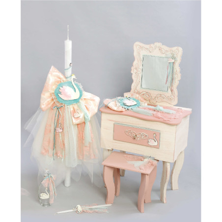 ΠΑΚΕΤΟ ΒΑΠΤΙΣΗΣ ΓΙΑ ΚΟΡΙΤΣΑΚΙ ΚΥΚΝΟΣ ΜΕ ΡΟΥΧΟ MAKIS TSELIOS ΠΚ-305