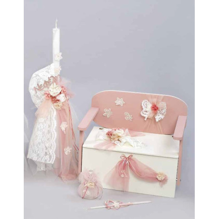 ΠΑΚΕΤΟ ΒΑΠΤΙΣΗΣ ΓΙΑ ΚΟΡΙΤΣΑΚΙ ΜΕ ΟΝΟΜΑ ΜΕ ΡΟΥΧΟ Guy Laroche ΠΚ-311