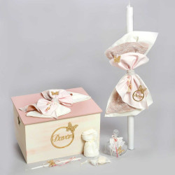 ΣΕΤ ΒΑΠΤΙΣΗΣ ΓΙΑ ΚΟΡΙΤΣΑΚΙ ΠΕΤΑΛΟΥΔΑ ΚΑΙ ΟΝΟΝΑ ΜΕ ΡΟΥΧΟ Guy Laroche ΠΚ-315