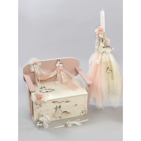 ΠΑΚΕΤΟ ΒΑΠΤΙΣΗΣ ΓΙΑ ΚΟΡΙΤΣΑΚΙ ΕΛΑΦΑΚΙ ΜΕ ΡΟΥΧΟ Guy Laroche ΠΚ-316