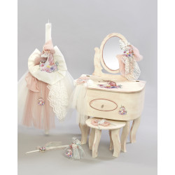 ΠΑΚΕΤΟ ΒΑΠΤΙΣΗΣ ΓΙΑ ΚΟΡΙΤΣΑΚΙ ΜΟΝΟΚΕΡΩΣ ΜΕ ΡΟΥΧΟ Guy Laroche ΠΚ-319