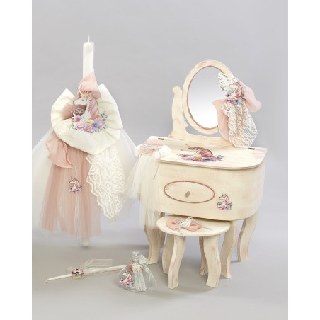 ΠΑΚΕΤΟ ΒΑΠΤΙΣΗΣ ΓΙΑ ΚΟΡΙΤΣΑΚΙ ΜΟΝΟΚΕΡΩΣ ΜΕ ΡΟΥΧΟ Guy Laroche ΠΚ-319