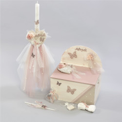 ΠΑΚΕΤΟ ΒΑΠΤΙΣΗΣ ΓΙΑ ΚΟΡΙΤΣΑΚΙ ΚΑΡΔΙΑ ΜΕ ΡΟΥΧΟ Guy Laroche ΠΚ-387