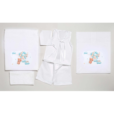 ΣΕΤ ΒΑΠΤΙΣΗΣ ΓΙΑ ΑΓΟΡΑΚΙ ΑΡΚΟΥΔΑΚΙ ΜΕ ΜΠΑΛΟΝΙΑ Ζ40-284