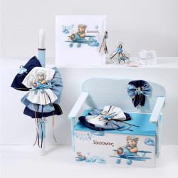 ΣΕΤ ΒΑΠΤΙΣΗΣ ΓΙΑ ΑΓΟΡΑΚΙ ΑΡΚΟΥΔΑΚΙ ΣΕ ΑΕΡΟΠΛΑΝΟ Ζ40-77