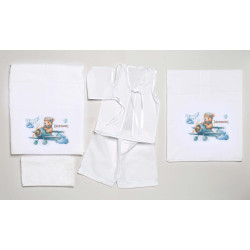 ΣΕΤ ΒΑΠΤΙΣΗΣ ΓΙΑ ΑΓΟΡΑΚΙ ΑΡΚΟΥΔΑΚΙ ΣΕ ΑΕΡΟΠΛΑΝΟ Ζ40-77