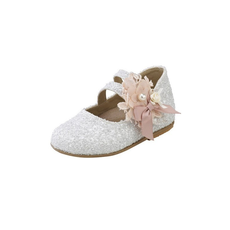 Βαπτιστικό Παπούτσι Gorgino Για Κοριτσάκι σε χρώματα ΛΕΥΚΟ