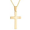 Χρυσός ανδρικός Σταυρός Με Αλυσίδα 14 Καρατίων