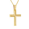 Χρυσός ανδρικός Σταυρός Με Αλυσίδα 14 Καρατίων