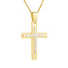 Χρυσός ανδρικός Σταυρός Με Αλυσίδα 14 Καρατίων