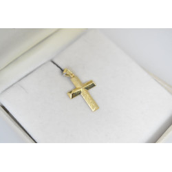 Χρυσός αντρικός σταυρός 14 Καρατίων