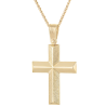 Χρυσός αντρικός σταυρός 14 Καρατίων