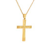 Χρυσός ανδρικός σταυρός με αλυσίδα 14 Καρατίων
