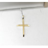 Χρυσός ανδρικός σταυρός με αλυσίδα 14 Καρατίων