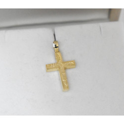 Χρυσός ανδρικός σταυρός με αλυσίδα 14 Καρατίων