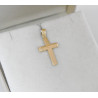 Χρυσός Ανδρικός σταυρός με αλυσίδα 14 Καρατίων