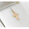 Χρυσός Ανδρικός σταυρός με αλυσίδα 14 Καρατίων