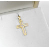 Χρυσός Ανδρικός σταυρός με αλυσίδα 14 Καρατίων