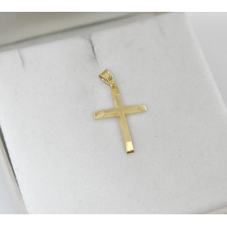 Χρυσός Ανδρικός σταυρός με αλυσίδα 14 Καρατίων