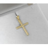 Χρυσός Ανδρικός σταυρός με αλυσίδα 14 Καρατίων