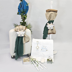 ΟΛΟΚΛΗΡΩΜΕΝΟ ΠΑΚΕΤΟ ΒΑΠΤΙΣΗΣ ΓΙΑ ΑΓΟΡΑΚΙ ΜΕ ΣΤΑΥΡΟ ΛΕΥΚΟΧΡΥΣΟ 9 ΚΑΡΑΤΙΩΝ ΠΑΚ-12