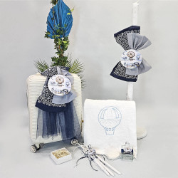 ΠΑΚΕΤΟ ΒΑΠΤΙΣΗΣ ΓΙΑ ΑΓΟΡΑΚΙ ΜΕ ΣΤΑΥΡΟ ΛΕΥΚΟΧΡΥΣΟ 14 ΚΑΡΑΤΙΩΝ 12τμχ ΠΑΚ-99