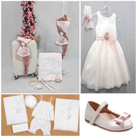 ΠΑΚΕΤΟ ΒΑΠΤΙΣΗΣ ΓΙΑ ΚΟΡΙΤΣΑΚΙ ΜΕ ΣΤΑΥΡΟ ΧΡΥΣΟ 14 ΚΑΡΑΤΙΩΝ 12τμχ