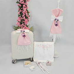 ΠΑΚΕΤΟ ΒΑΠΤΙΣΗΣ ΓΙΑ ΚΟΡΙΤΣΑΚΙ ΜΕ ΣΤΑΥΡΟ ΛΕΥΚΟΧΡΥΣΟ 14 ΚΑΡΑΤΙΩΝ 12τμχ ΠΑΚ-41