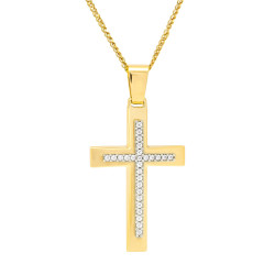 ΠΑΚΕΤΟ ΒΑΠΤΙΣΗΣ ΓΙΑ ΚΟΡΙΤΣΑΚΙ ΜΕ ΣΤΑΥΡΟ ΧΡΥΣΟ 9 ΚΑΡΑΤΙΩΝ 12τμχ ΠΑΚ-59