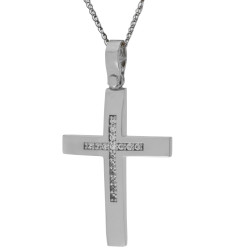 ΠΑΚΕΤΟ ΒΑΠΤΙΣΗΣ ΓΙΑ ΚΟΡΙΤΣΑΚΙ ΜΕ ΣΤΑΥΡΟ ΛΕΥΚΟΧΡΥΣΟ 14 ΚΑΡΑΤΙΩΝ 12τμχ ΠΑΚ-41