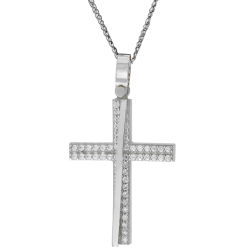 ΠΑΚΕΤΟ ΒΑΠΤΙΣΗΣ ΓΙΑ ΚΟΡΙΤΣΑΚΙ ΜΕ ΣΤΑΥΡΟ ΛΕΥΚΟΧΡΥΣΟ 14 ΚΑΡΑΤΙΩΝ 12τμχ ΠΑΚ-29