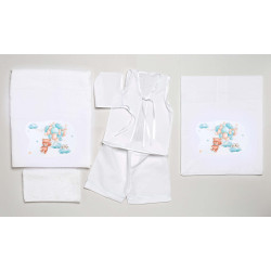 ΠΑΚΕΤΟ ΒΑΠΤΙΣΗΣ ΓΙΑ ΑΓΟΡΑΚΙ ΑΓΟΡΑΚΙ ΑΡΚΟΥΔΑΚΙ ΜΕ ΜΠΑΛΟΝΙΑ ΜΕ ΡΟΥΧΟ Guy Laroche ΠΚ-271