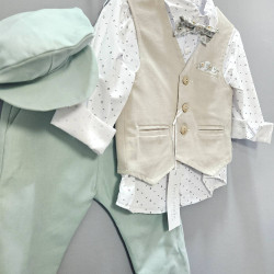 ΠΑΚΕΤΟ ΒΑΠΤΙΣΗΣ ΓΙΑ ΑΓΟΡΑΚΙ ΑΡΚΟΥΔΑΚΙ ΜΕ ΜΠΑΛΟΝΙΑ ΜΕ ΡΟΥΧΟ Guy Laroche ΠΚ-214