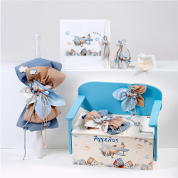 ΠΑΚΕΤΟ ΒΑΠΤΙΣΗΣ ΓΙΑ ΑΓΟΡΑΚΙ ΑΕΡΟΠΛΑΝΟ ΜΕ ΡΟΥΧΟ Guy Laroche