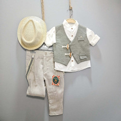 Βαπτιστικά Ρούχα για Αγόρια Carousel