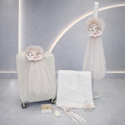 ΣΕΤ ΒΑΠΤΙΣΗΣ ΓΙΑ ΚΟΡΙΤΣΑΚΙ ΜΠΑΛΑΡΙΝΑ ΜΕ ΚΥΚΝΟ