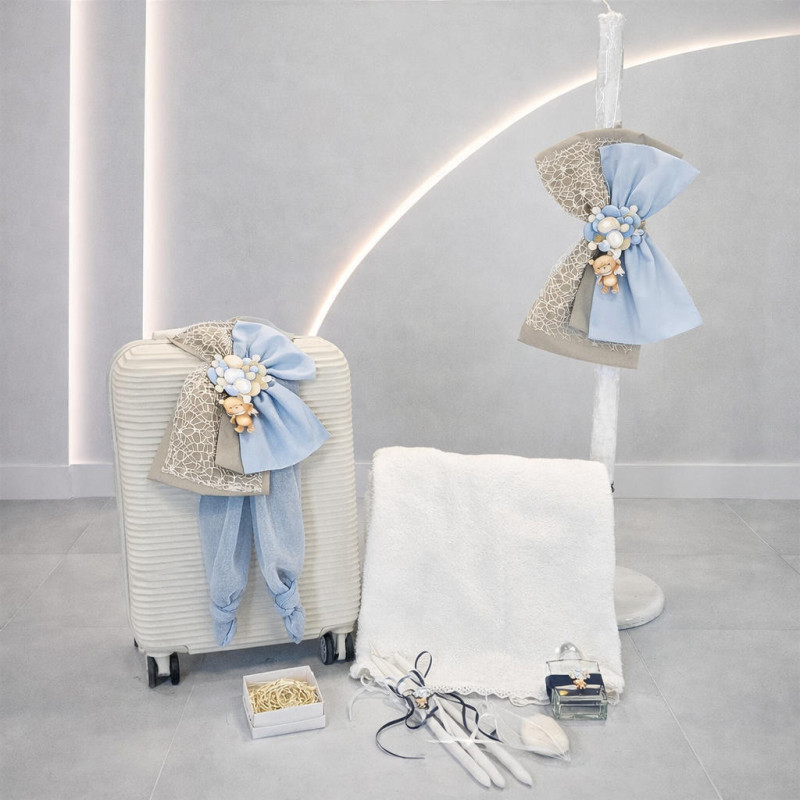 ΣΕΤ ΒΑΠΤΙΣΗΣ ΓΙΑ ΑΓΟΡΑΚΙ ΑΡΚΟΥΔΑΚΙ ΜΕ ΜΠΑΛΟΝΙΑ