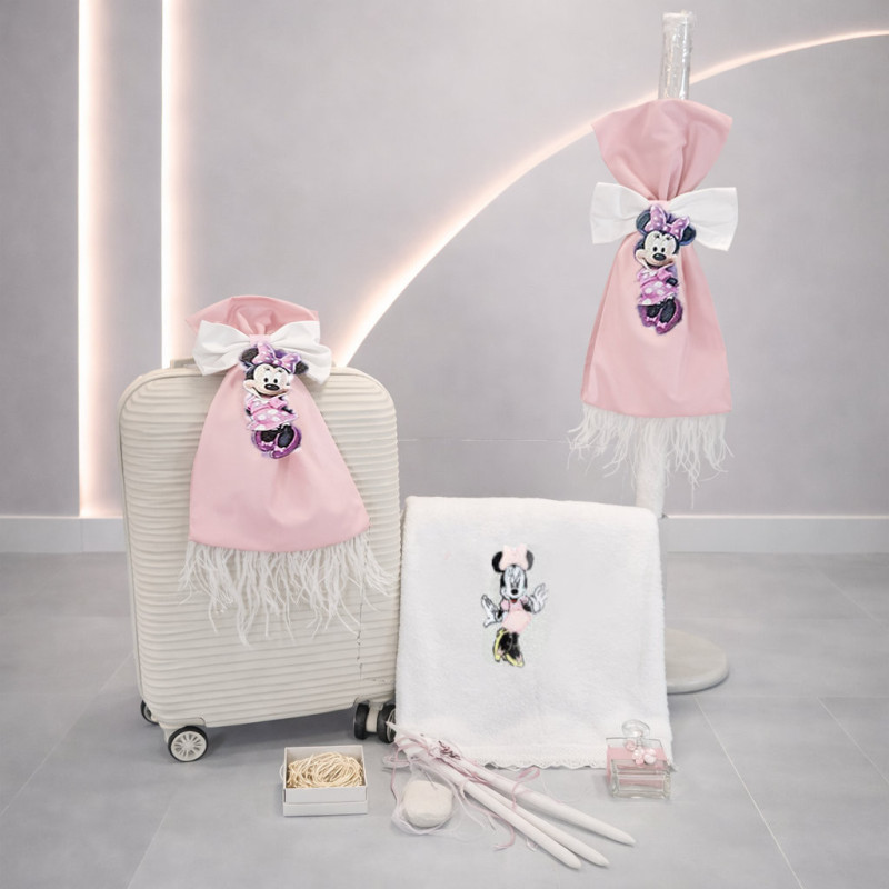 ΣΕΤ ΒΑΠΤΙΣΗΣ ΓΙΑ ΚΟΡΙΤΣΑΚΙ minnie mouse