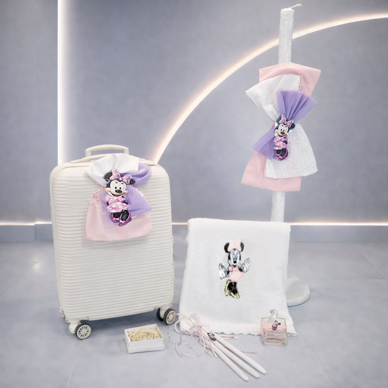 ΣΕΤ ΒΑΠΤΙΣΗΣ ΓΙΑ ΚΟΡΙΤΣΑΚΙ minnie mouse