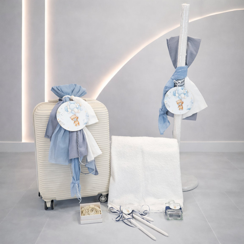 ΣΕΤ ΒΑΠΤΙΣΗΣ ΓΙΑ ΑΓΟΡΑΚΙ ΑΡΚΟΥΔΑΚΙ ΜΕ ΜΠΑΛΟΝΙΑ